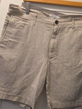 Goodfellow & Co Men's Light Beige Linen-Blend Shorts